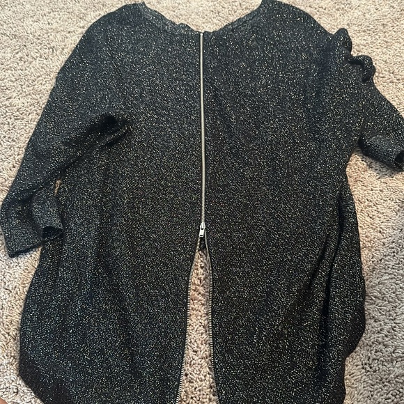 Express black glitter top size medium - Picture 3 of 4